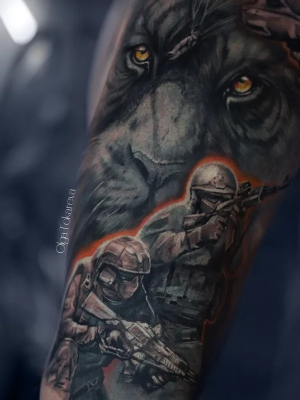 male blackandgrey realism татуировка на shoulder #101928 | Тату мастер Ольга Токарева