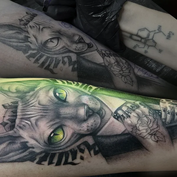 Микрореализм tattoo by Алиса Лисова in Орёл