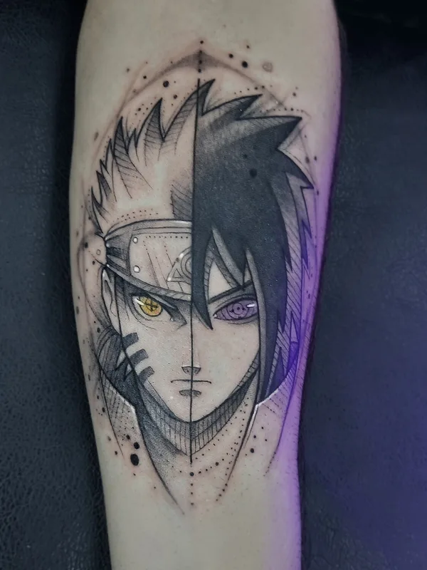 male color anime tatuaje en forearm #92884 | Tatuador Алиса Лисова