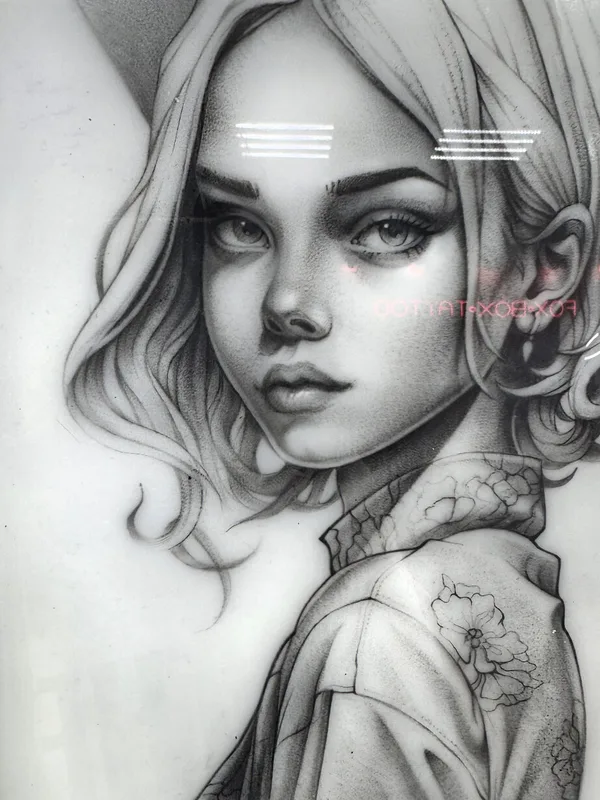 male black whipshading tatuaje en shoulder #92885 | Tatuador Алиса Лисова