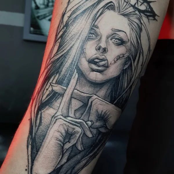 Микрореализм tattoo by Алиса Лисова in Орёл