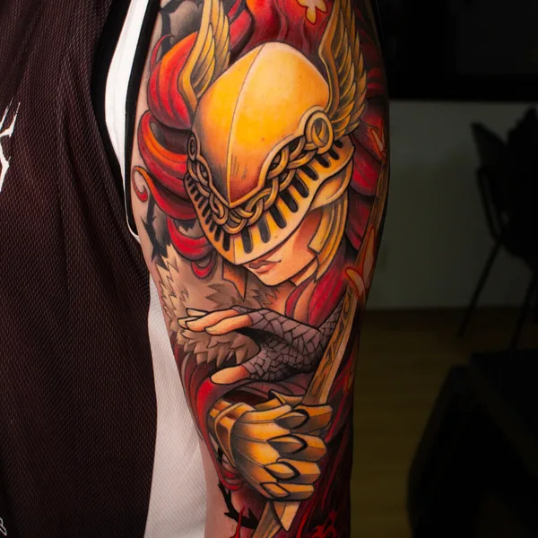 Anime tattoo by Rogério Opix in São Paulo