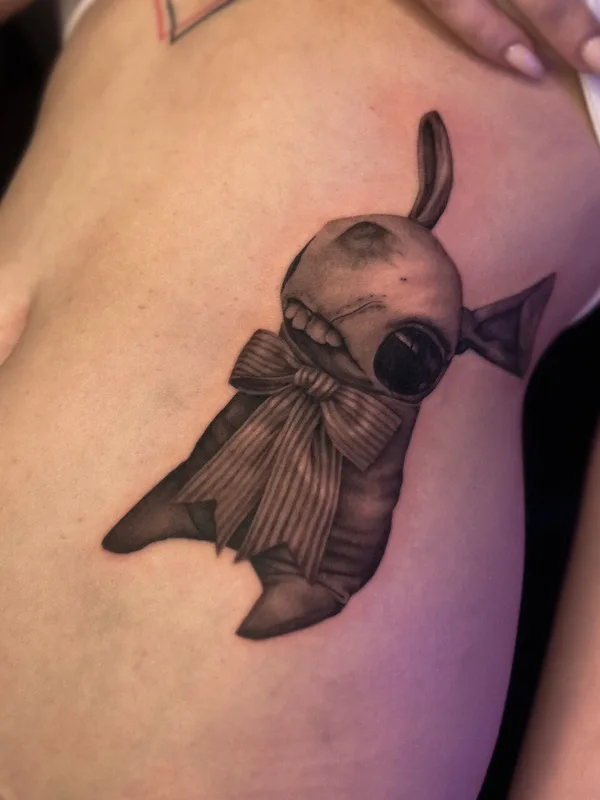 female blackandgrey microrealism 타투 부위 stomach #93141 | 타투이스트 Евгений Таскаев