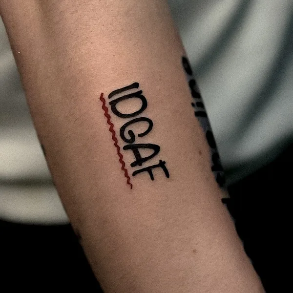 Abstract tattoo by Анастасия Меррис in Липецк