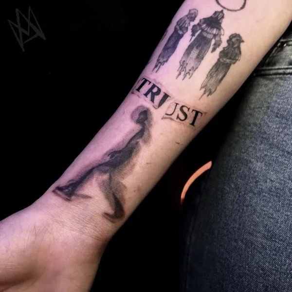 Abstract tattoo by Анастасия Меррис in Липецк