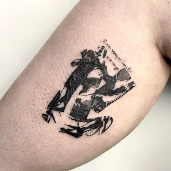 Abstract tattoo by Анастасия Меррис in Липецк