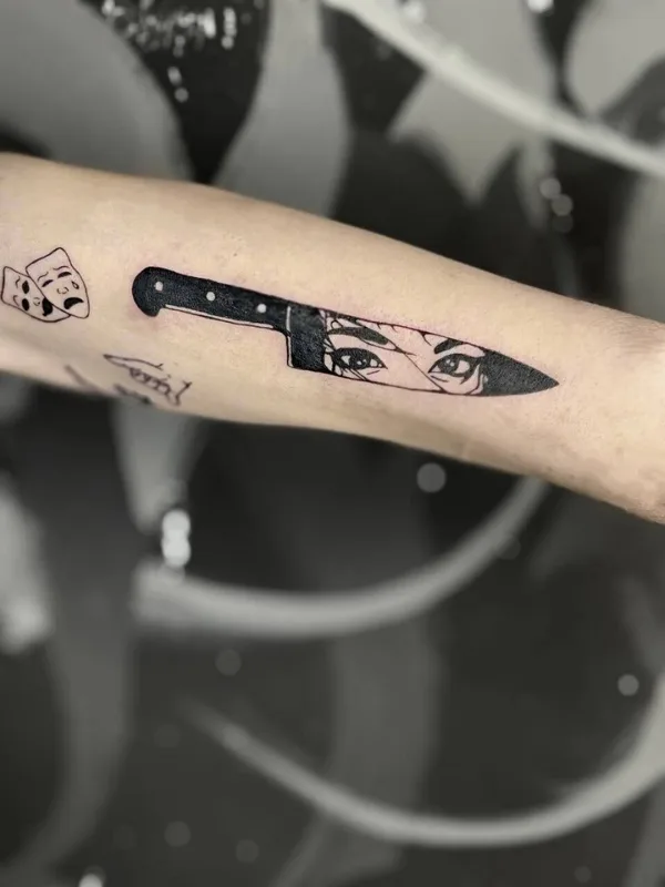female black anime Tatuagem em arm #93179 | Tatuador GRAN