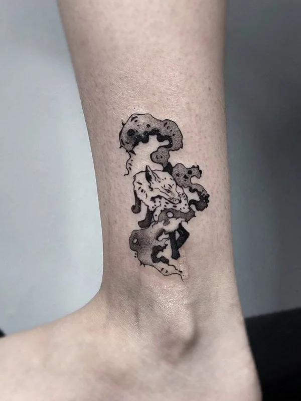 female black authorsstyle Tatuagem em shin #93181 | Tatuador GRAN