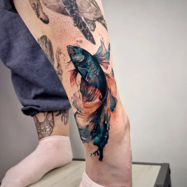 Color tattoo by Султанова Евгения in Казань