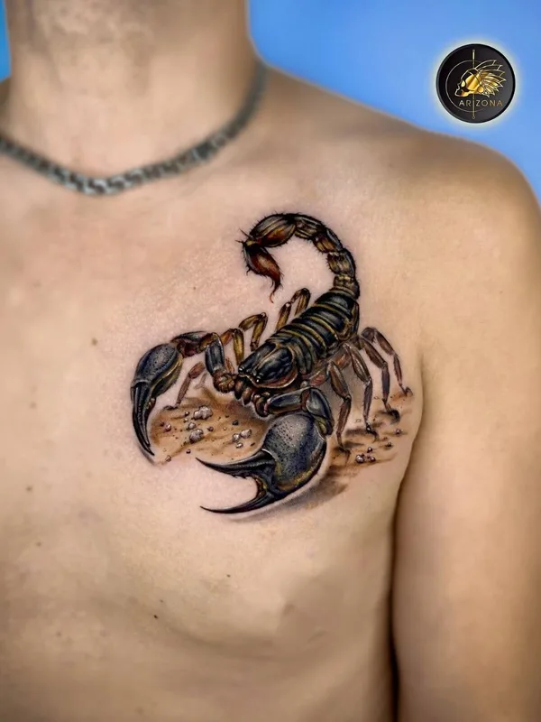 male color realism 타투 부위 chest #93167 | 타투이스트 Султанова Евгения