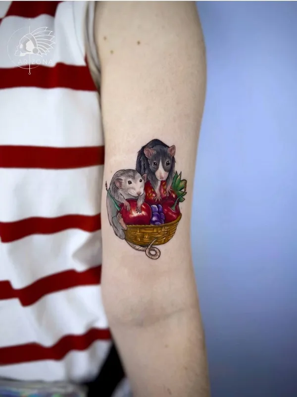color illustrative 타투 부위 forearm #93169 | 타투이스트 Султанова Евгения