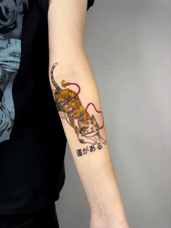 color japanese 타투 부위 forearm #93172 | 타투이스트 Султанова Евгения