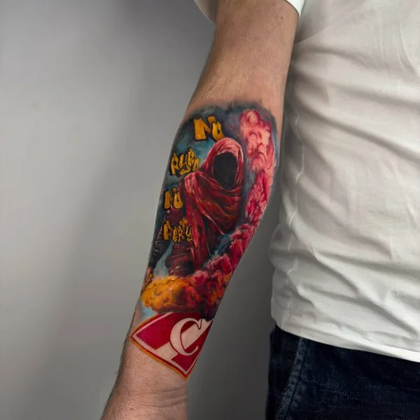 Color tattoo by Султанова Евгения in Казань