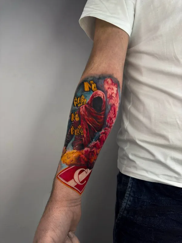 color illustrative 타투 부위 forearm #93175 | 타투이스트 Султанова Евгения