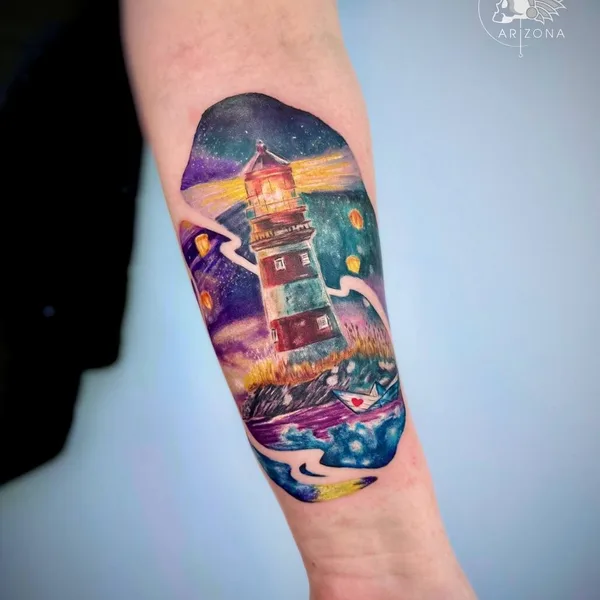 Color tattoo by Султанова Евгения in Казань