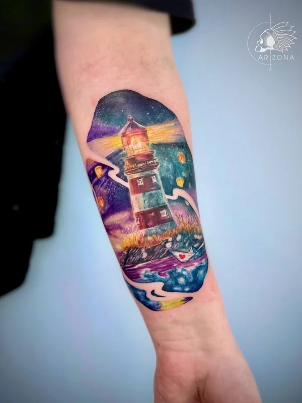 color illustrative 타투 부위 forearm #93174 | 타투이스트 Султанова Евгения