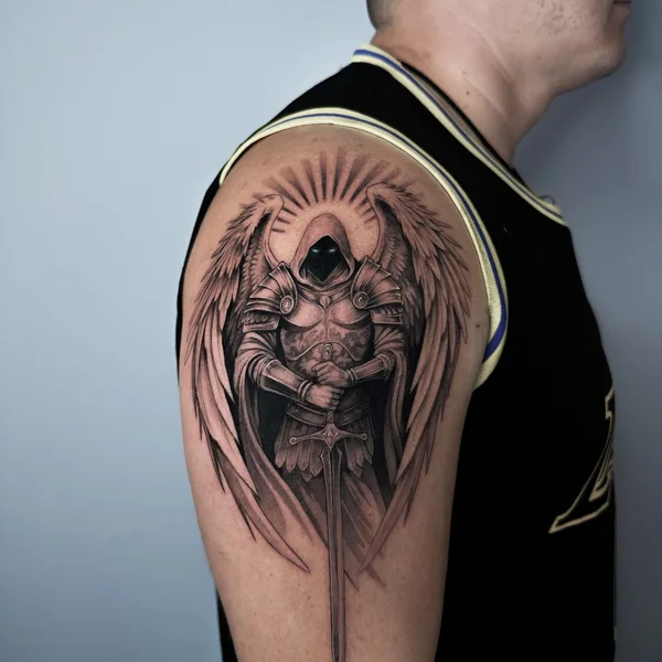 Graphic tattoo by Антон Хасанов in Казань