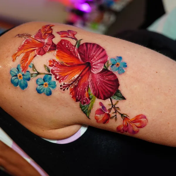 coverup tattoo by Yana Sulina  in Philadelphia