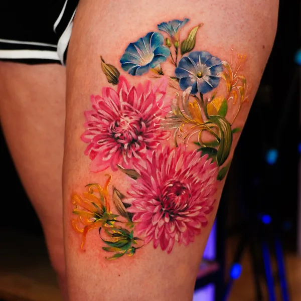 coverup tattoo by Yana Sulina  in Philadelphia