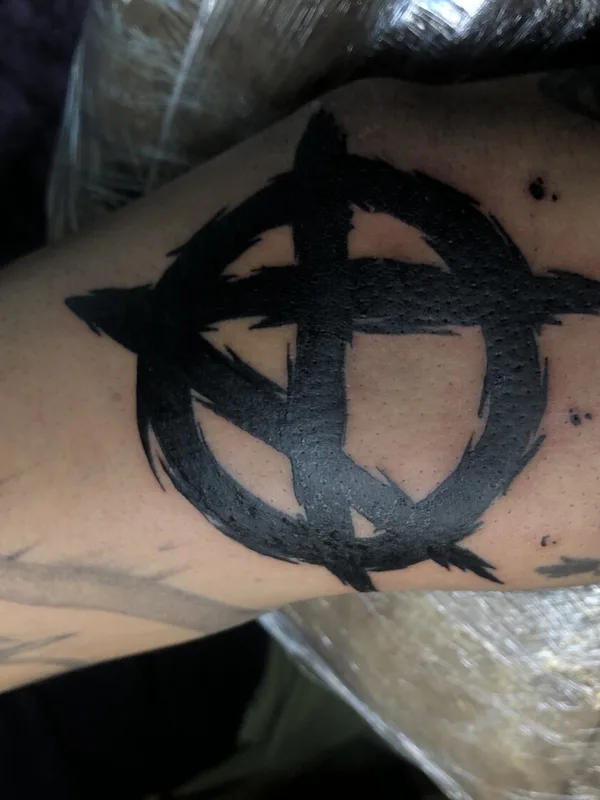 male black blackwork татуировка на forearm #93404 | Тату мастер Светлана Алексина 