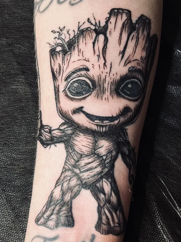 female black blackwork татуировка на forearm #97278 | Тату мастер Светлана Алексина 