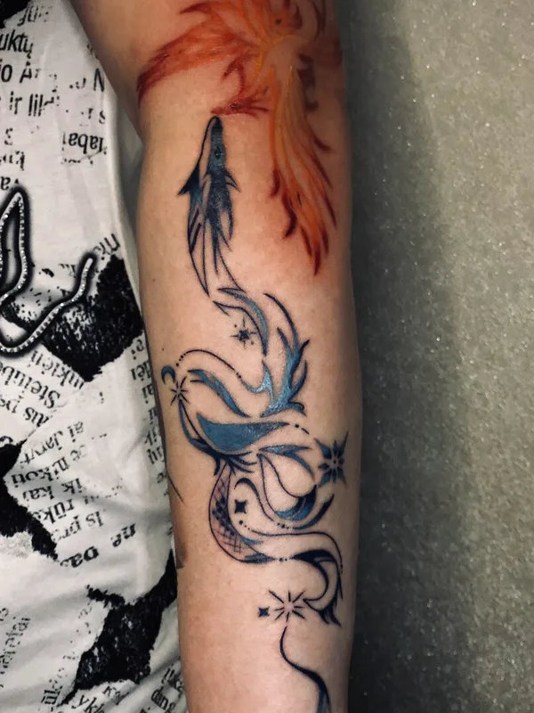 female color illustrative татуировка на arm #97280 | Тату мастер Светлана Алексина 