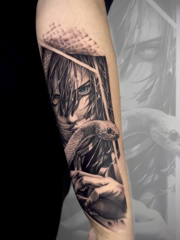black and grey realism Tatuagem em forearm #93485 | Tatuador Александров Артем