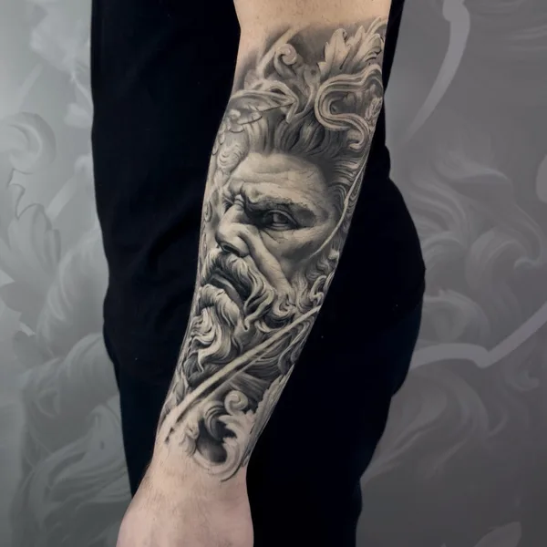 coverup tattoo by Александров Артем in Казань