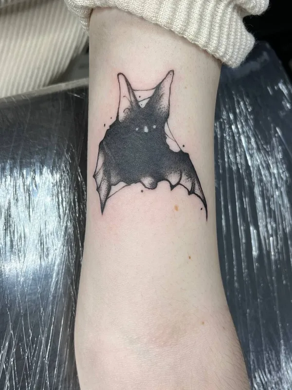 black blackwork татуировка на forearm #93623 | Тату мастер Виктория Левина