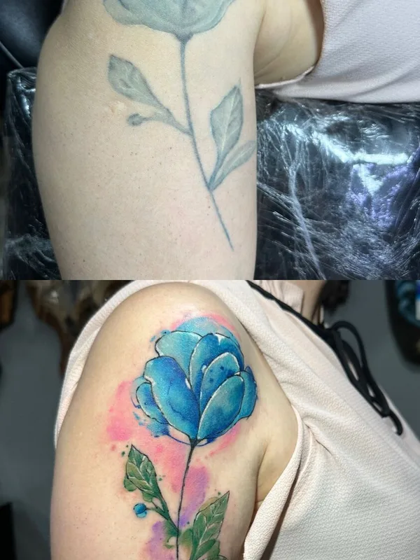 female color coverup Tatuagem em shoulder #93685 | Tatuador Neto Tattoo Florida