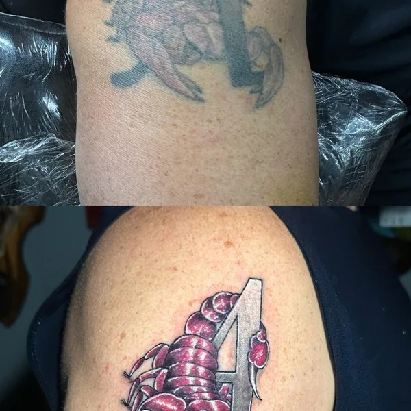 Watercolor tattoo by Neto Tattoo Florida in Boca Raton