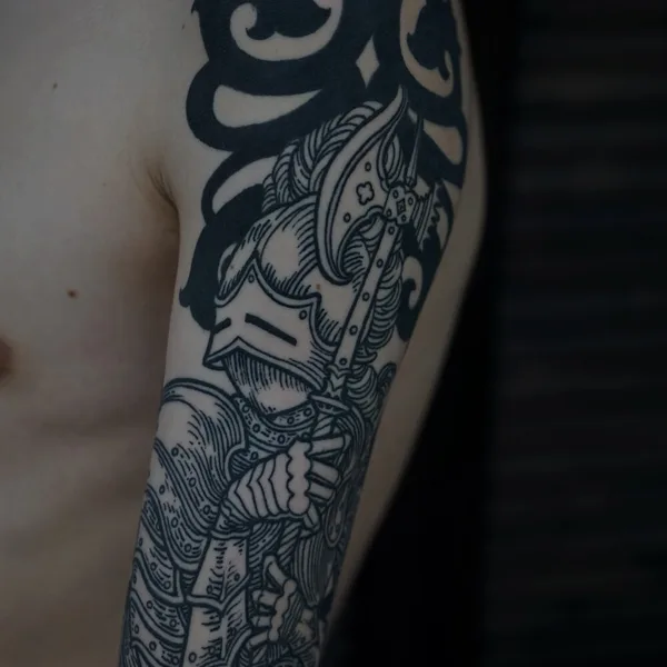 engraving tattoo by Алексей Гурбатов  in Чита