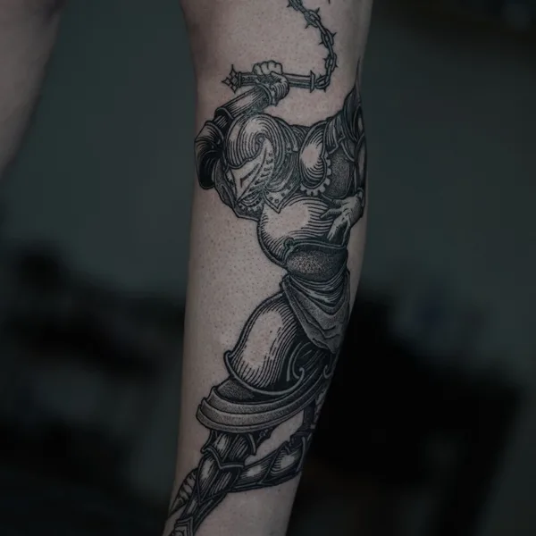 engraving tattoo by Алексей Гурбатов  in Чита