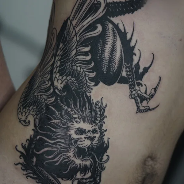 engraving tattoo by Алексей Гурбатов  in Чита