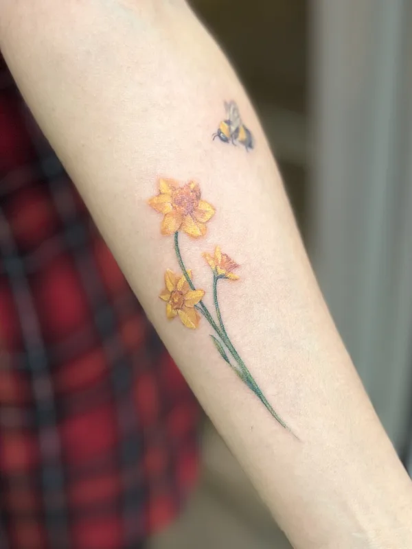 color botanic татуировка на forearm #100874 | Тату мастер Nagehan Fenman