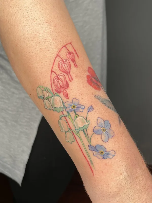 color illustrative татуировка на forearm #100875 | Тату мастер Nagehan Fenman