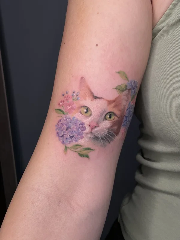 female color realism татуировка на forearm #100876 | Тату мастер Nagehan Fenman