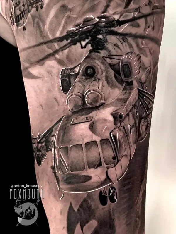 male black realism Tatuagem em shoulder #93929 | Tatuador Антон Краснов