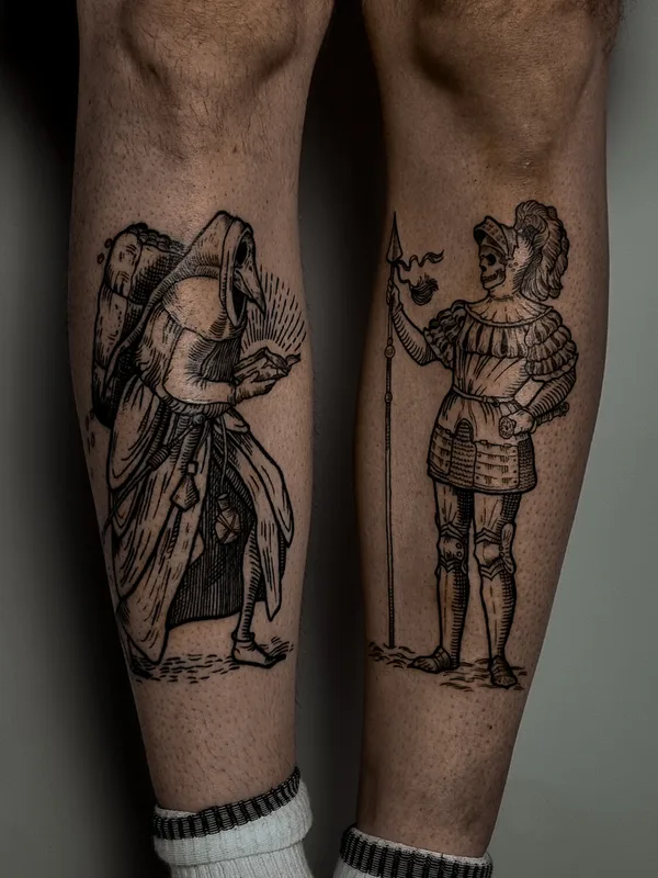 engraving tattoo by Юлия Руста  in Москва