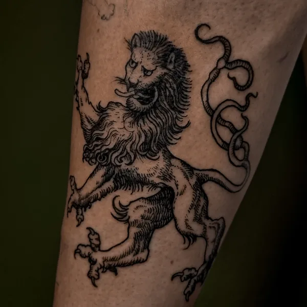 engraving tattoo by Юлия Руста  in Москва