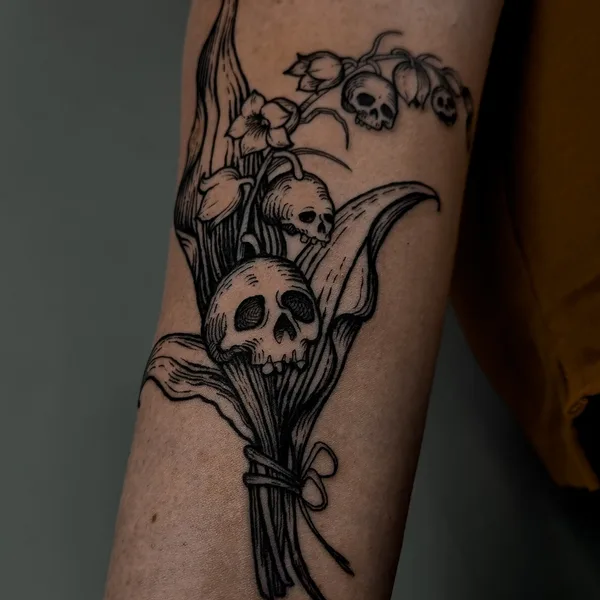 engraving tattoo by Юлия Руста  in Москва