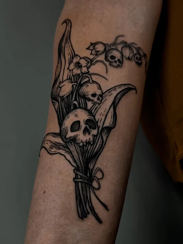 engraving tattoo by Юлия Руста  in Москва
