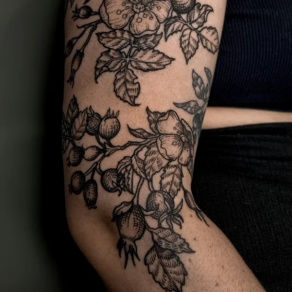 engraving tattoo by Юлия Руста  in Москва