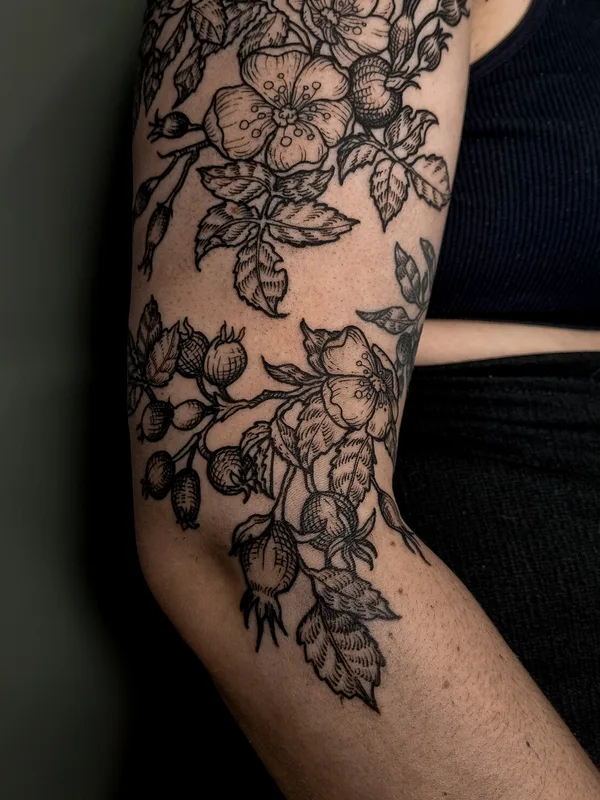 engraving tattoo by Юлия Руста  in Москва