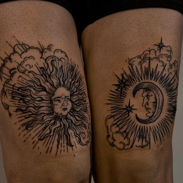 engraving tattoo by Юлия Руста  in Москва
