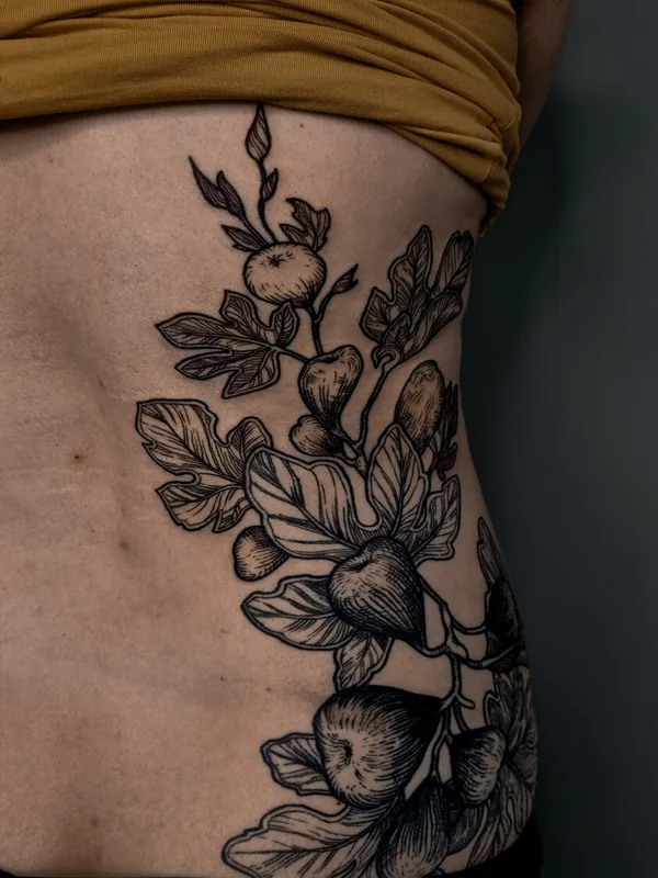 engraving tattoo by Юлия Руста  in Москва