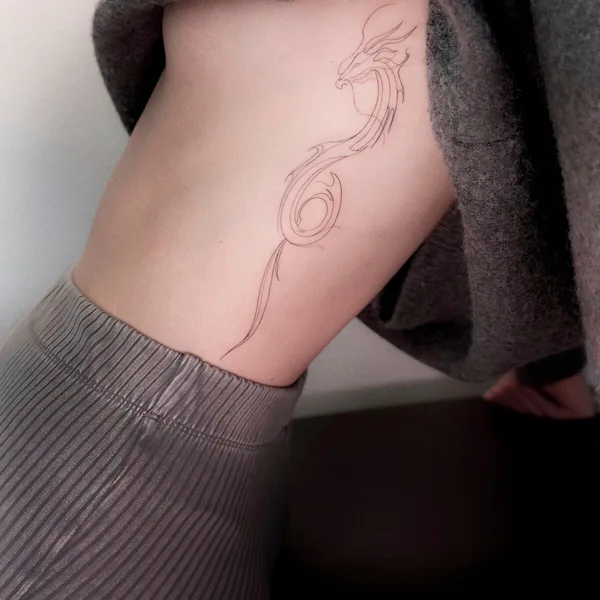 Botanical tattoo by Valeriatattooer in Tbilisi