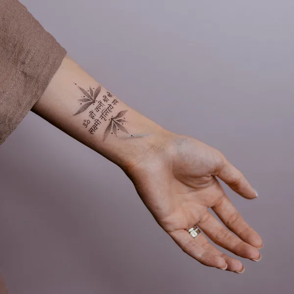 Graphic tattoo by ALEXANDRA DUDKA in Limassol