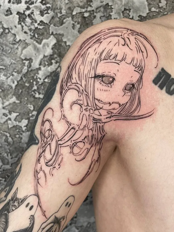 male black authorsstyle Tatuagem em shoulder #94444 | Tatuador нуничего штырикова