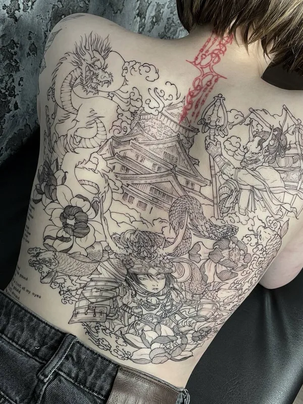 female black japanese Tatuagem em back #94450 | Tatuador нуничего штырикова